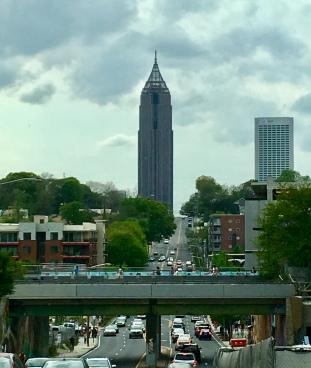 I love the Atlanta skyline from any direction