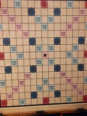 Giant scrabble is a win-win for me.