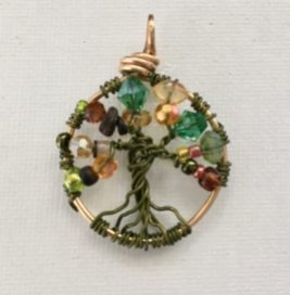 Tree of Life jewelry piece. One of many I have done