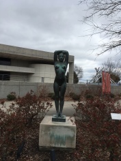 This sculpture dating back to the early 1900’s was one of half a dozen placed around the museum.